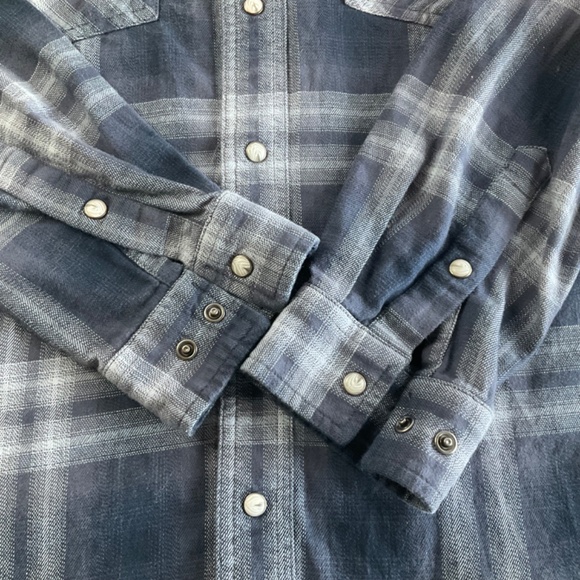 CARHARTT MENS RUGGED FLEX PLAID LONG-SLEEVED SNAP FRONT FLANNEL SHIRT EUC SMALL - Picture 9 of 13